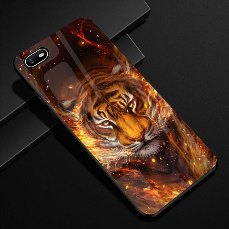 Ốp Lưng OPPO A1K mặt kính cường lực cao cấp thiết kế Độc Quyền