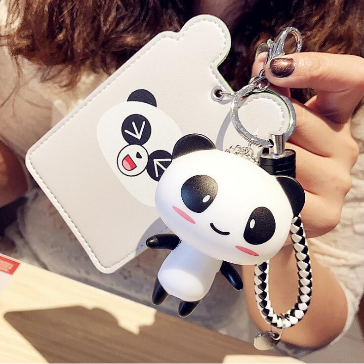 Phiên Bản Hàn Quốc Đa Dạng Họa Tiết Hoạt Hình Dễ Thương PVC Cao Su Mềm Sinh Viên Kitty EasyCard Giá Đỡ Thẻ Xe Buýt Làm Việc ID IC Đựng Thẻ Chìa Khóa Giá Đỡ Thẻ Thẻ