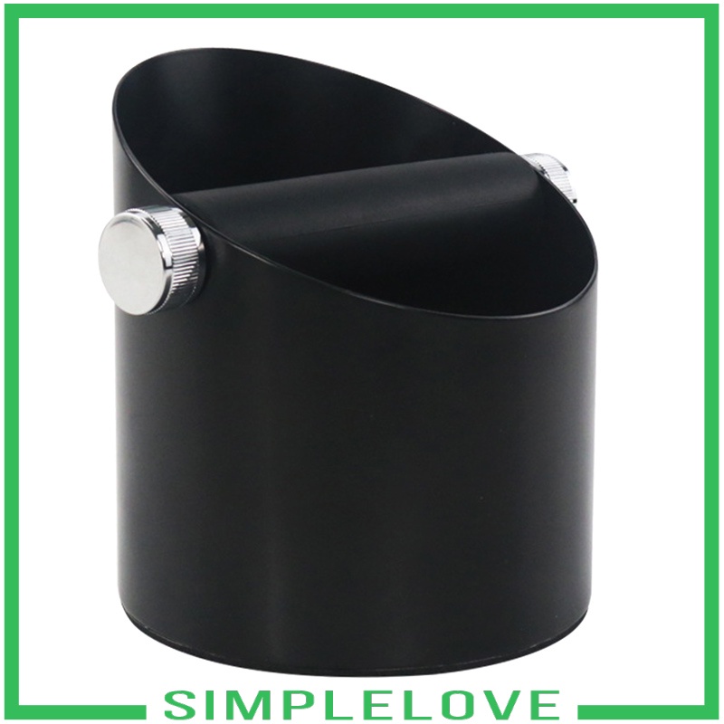 [SIMPLELOVE] Black Espresso Coffee Knock Box Waste Bin Bucket for Home Office Barista