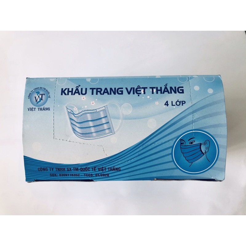 khẩu trang Việt Thắng [1k 1 cái] khẩu trang không đau tai