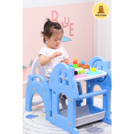 Bộ bàn ghế học cho bé siêng học bài, gấp gọn, tiện ích cho bé