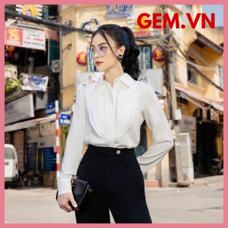 G263 Áo kiểu nữ đi học hay công sở đều đẹp - dễ phối hợp với chân váy hoặc quần các loại GEM.VN