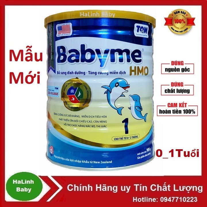 Sữa Babyme số 1 900g [Date 2024]