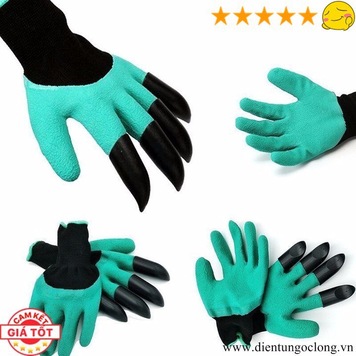 Bộ Găng Tay Làm Vườn Móng vuốt bảo vệ tay và tăng năng suất lao động