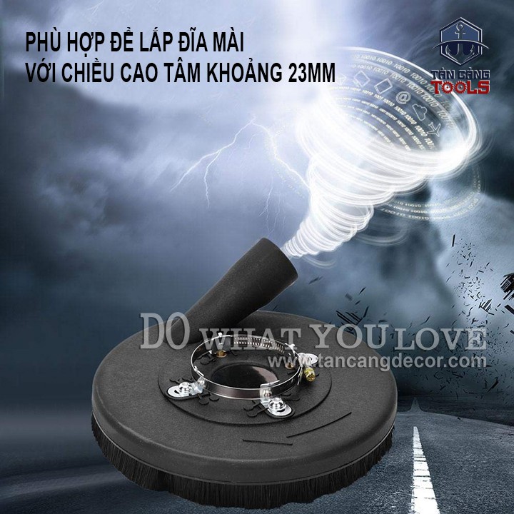 Hộp Bảo Vệ Và Thu Bụi Máy Mài Sàn Chổi Thấp B-180AD