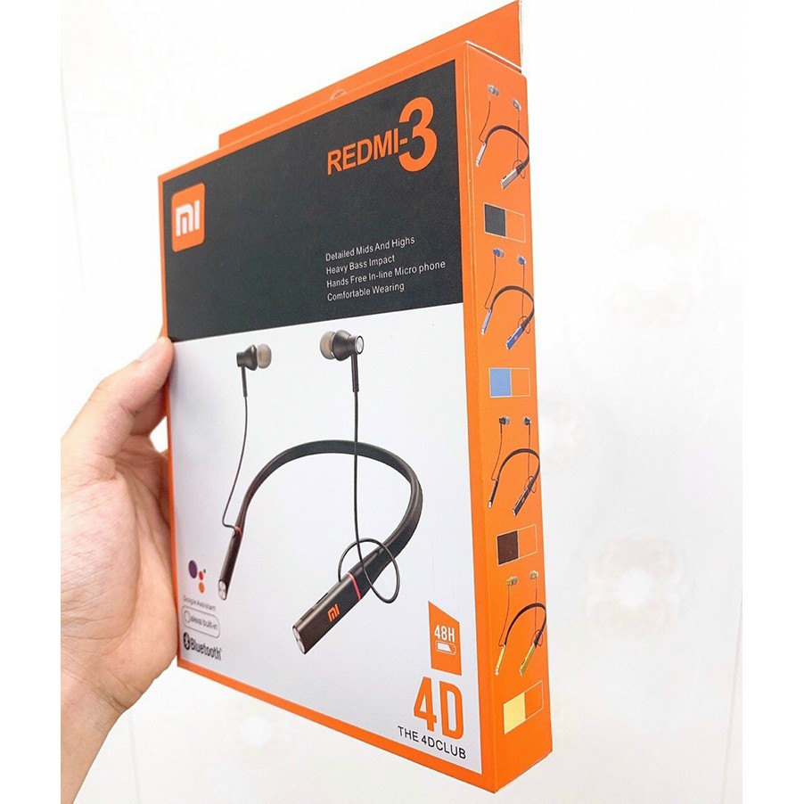 Tai Nghe Bluetooth Xiaomi Redmi 3 Chính Hãng Chất Âm Bass Cực Đã  Sang Trọng Thể Thao - Bảo Hành 12 Tháng | BigBuy360 - bigbuy360.vn