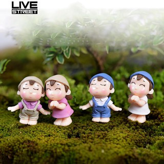 Set 2 tượng cặp đôi mini trang trí tiểu cảnh