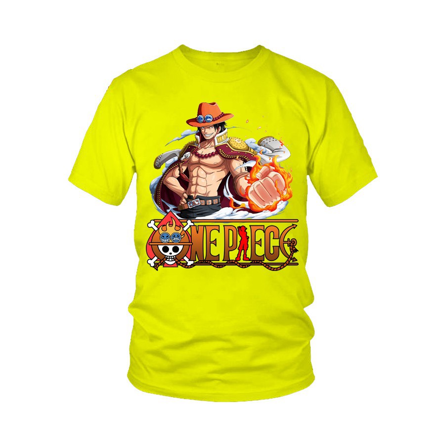 Áo thun Nam One Piece Ace tphcm M12