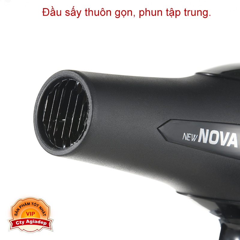 Máy sấy tóc xịn 4 chế độ thổi nóng lạnh NOVA NV6130