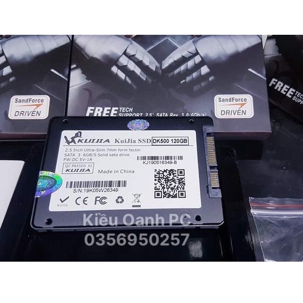 Ổ cứng SSD 120G KuiJia 120GB New 100% - Bảo hành 36 Tháng