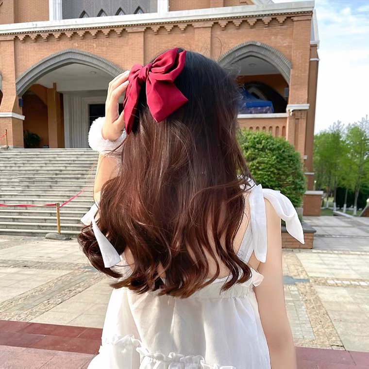 Kẹp Tóc Đính Nơ Xinh Xắn Dành Cho Nữ