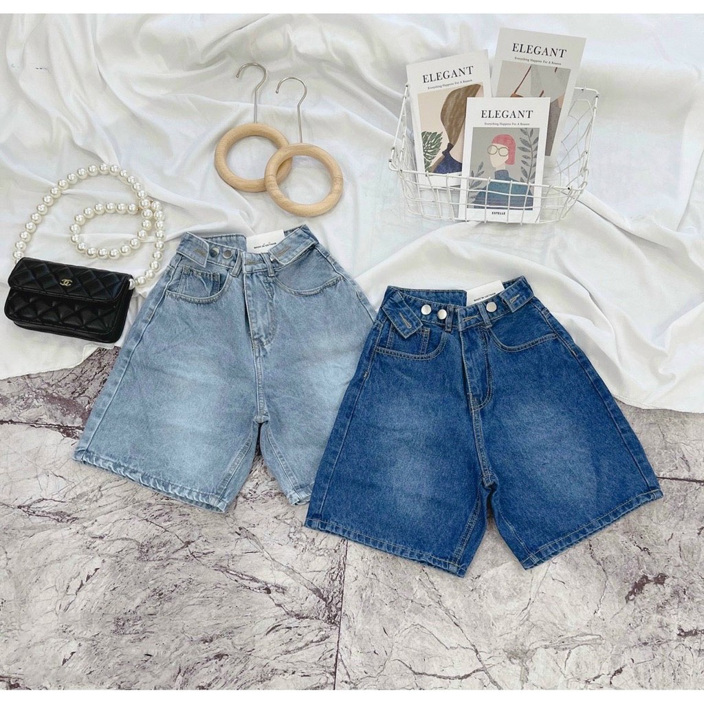 Quần sọt jean HANOIJEAN - Quần short nữ cao cấp siêu hot hàng VNXK
