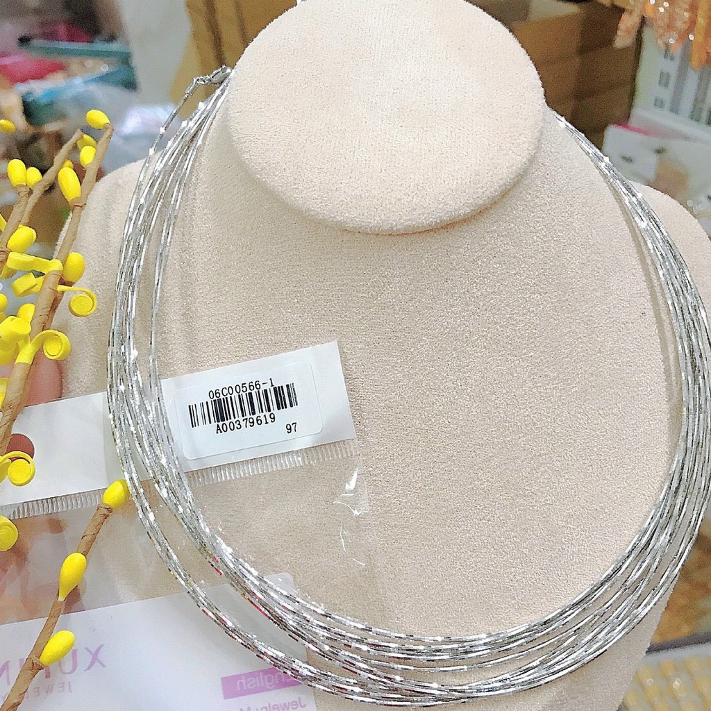 Kiềng Nữ Trắng Sáng Lấp Lánh UD210112 Không Đen, Không Ngứa, Phụ Kiện Sang Chảnh.