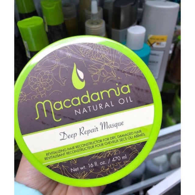 Kem Hấp Macadamia 470ml - Macadamia Deep Repair Masque