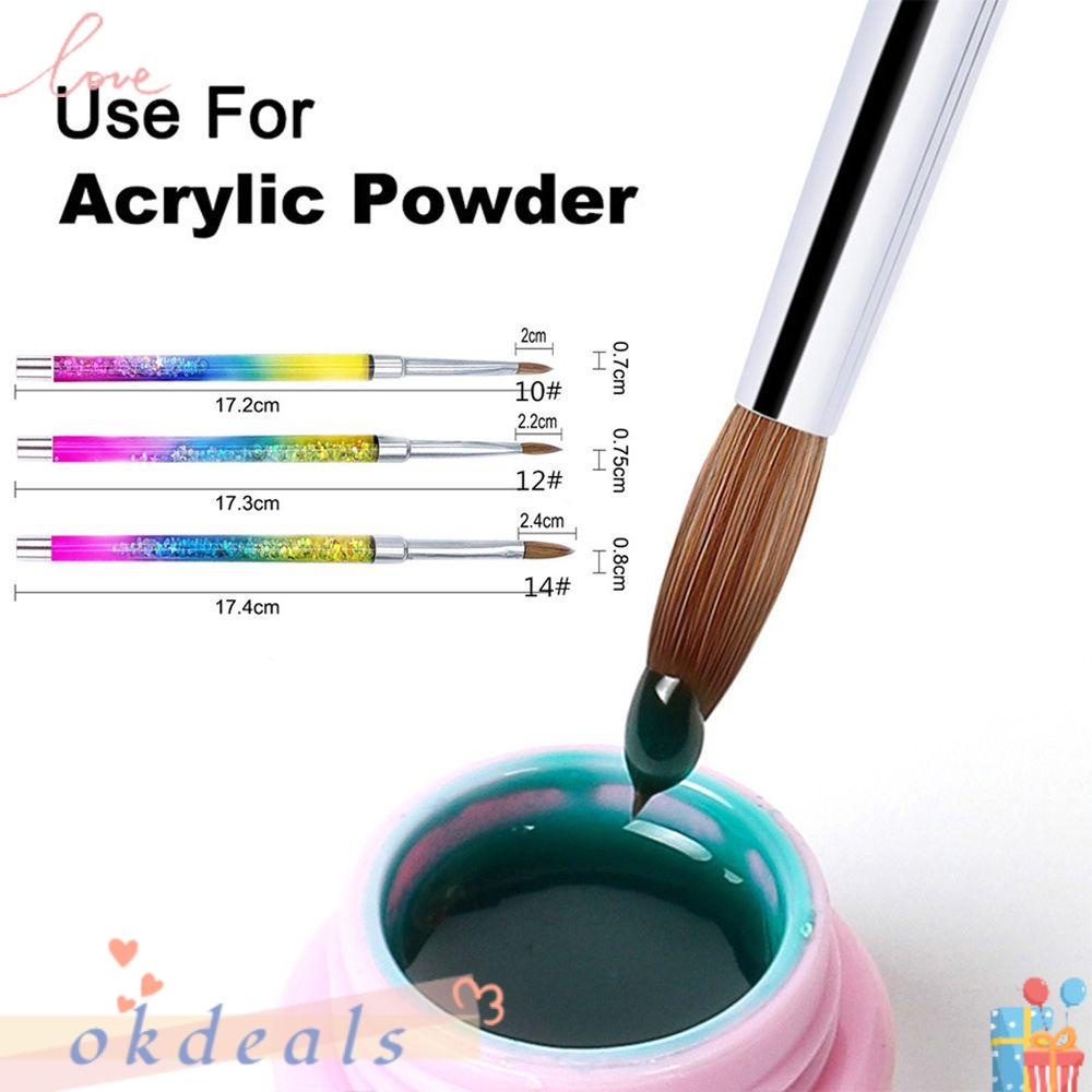 Cọ Sơn Móng Tay Acrylic Lấp Lánh Thời Trang