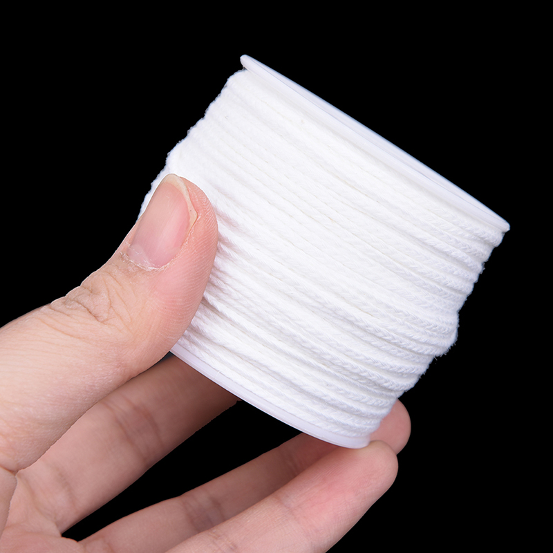 Cuộn dây cotton vuông 61mx2.5mm làm nến chuyên dụng