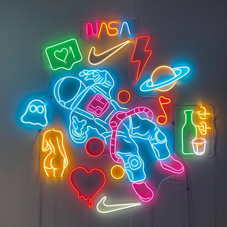 Đèn Led Neon Trang Trí Phòng Ngủ Cực Chill