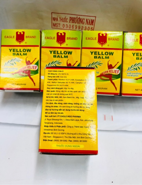 Cù là con ó vàng YELLOW BALM- hủ 40g