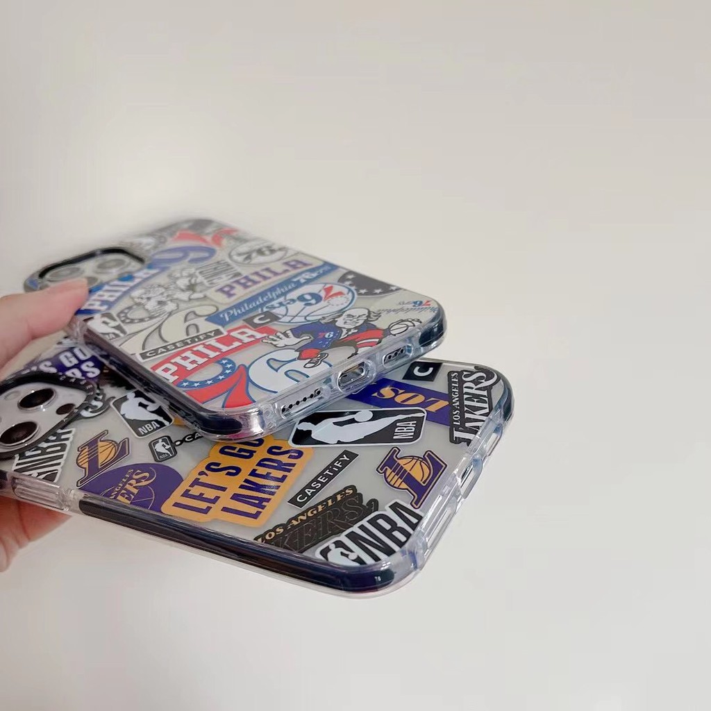 Ốp Lưng Silicone Họa Tiết Đội Bóng Rổ Nba Teams Thời Trang Cho Iphone12 / 12pro / 12promax / 11 / 11promax / 6s / 7plus / Xs / Xsmax
