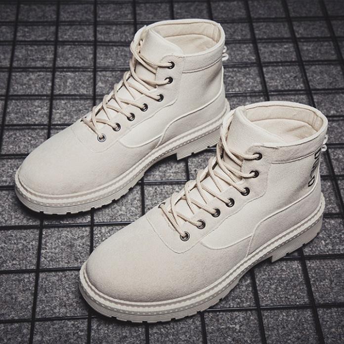 GIÀY NAM CAO CỔ, DA LỘN - BOOT NAM KIỂU DÁNG HÀN QUỐC - LSG035 | BigBuy360 - bigbuy360.vn