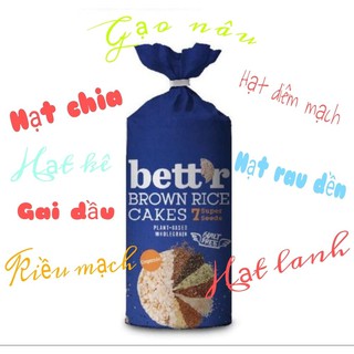 Bánh gạo hữu cơ Bettr 120g