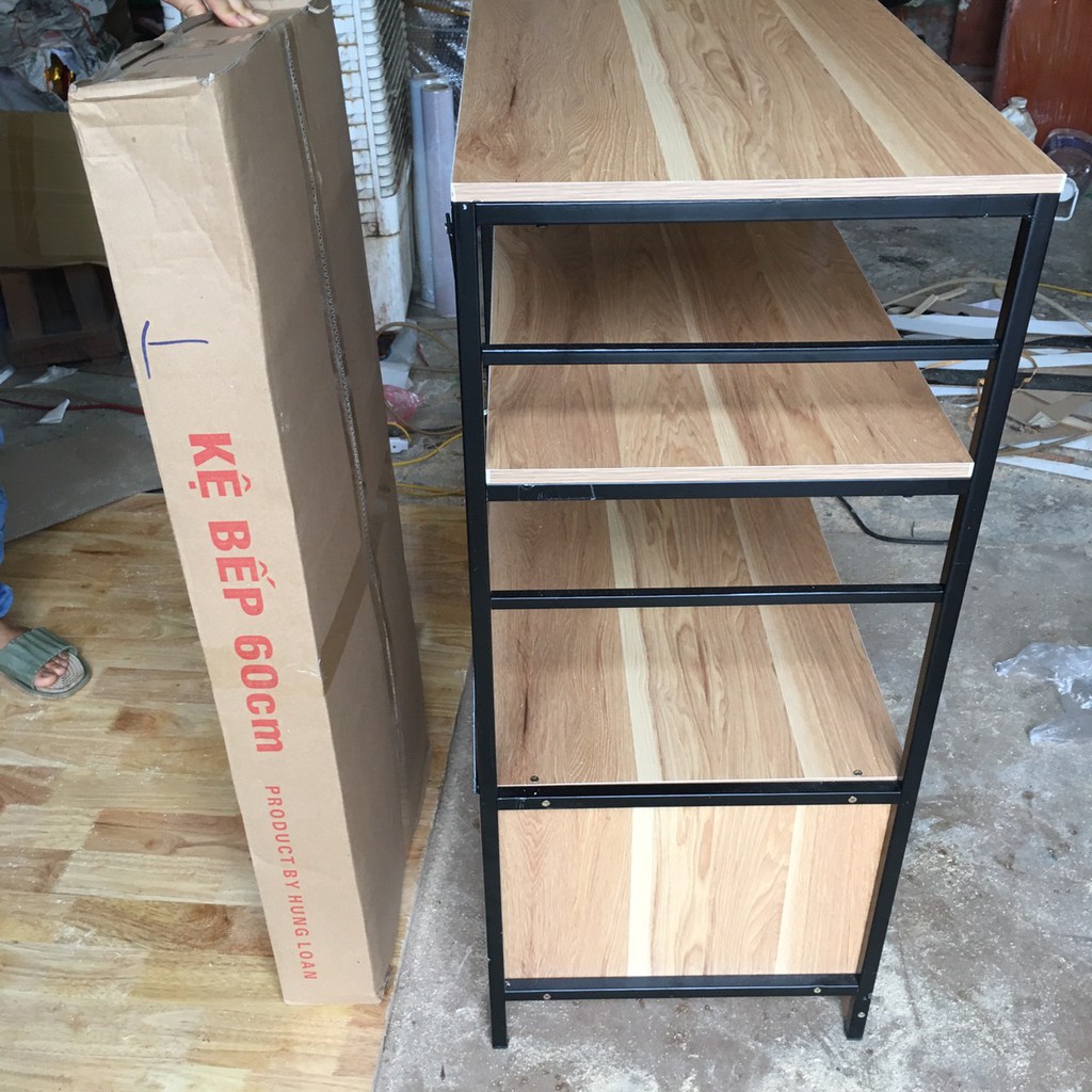 Kệ Bếp,Kệ Lò Vi Sóng mini có cánh cửa(60*40*100)