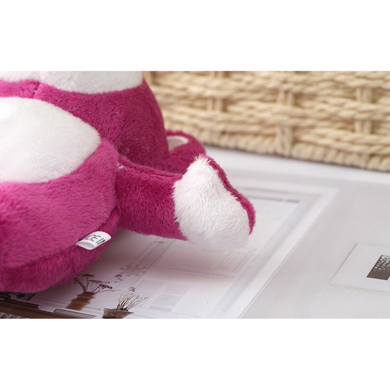 Đồ Chơi Thú Nhồi Bông Hình Gấu Hồng 12cm Đáng Yêu