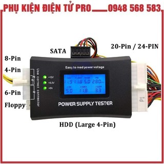 HỘP TEST NGUỒN ATX MÁY TÍNH HIỂN THỊ MÀN HÌNH LCD POWER SUPPLY TESTER