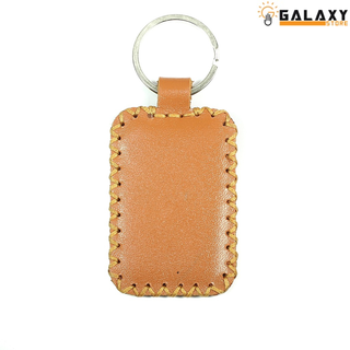 Bộ Đôi Móc Khóa Cặp Da Thật Handmade Galaxy Store GV2MK (Vàng bò)