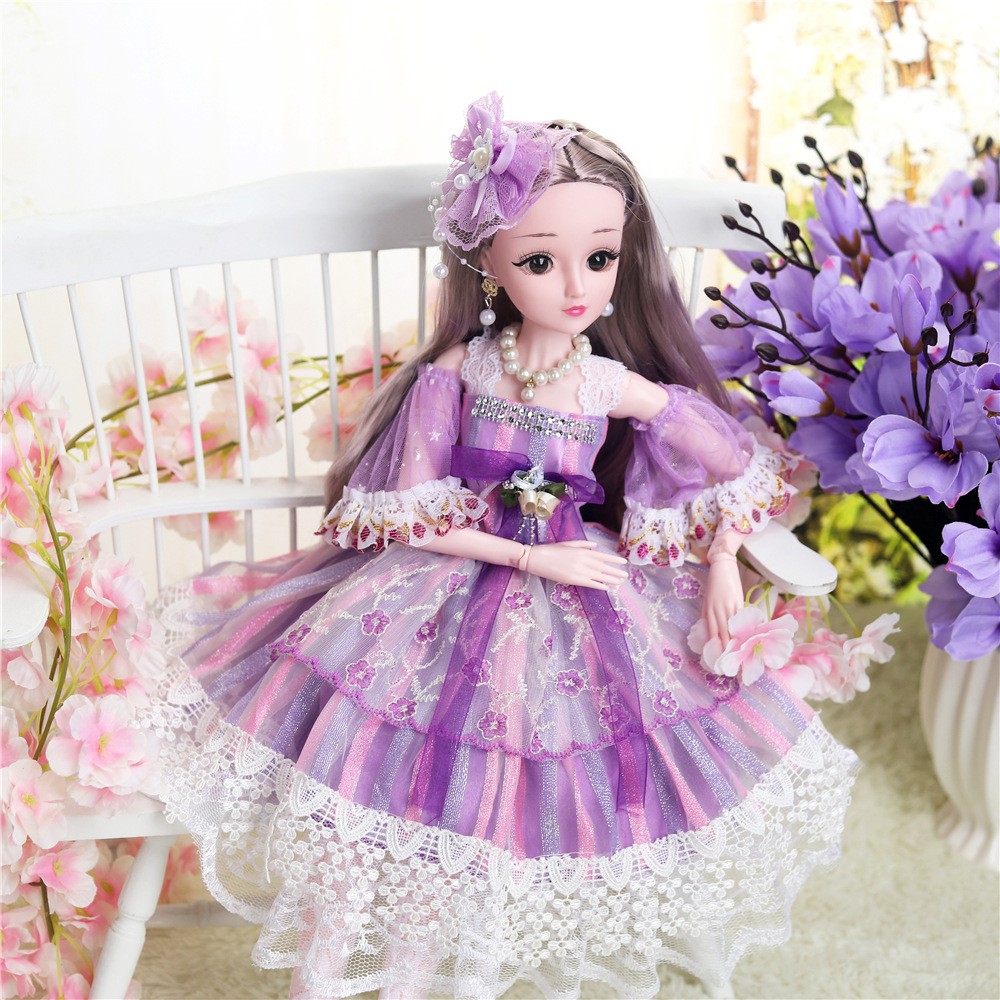 Váy Búp Bê BJD 60cm - Váy Xòe Cao Cấp