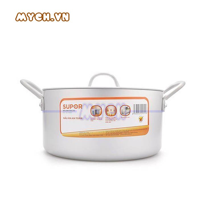 Nồi Canh Oxy Hóa Mềm Supor Healthy 18CM, 20CM, 22CM, 24CM, 26CM, 28CM, 30CM