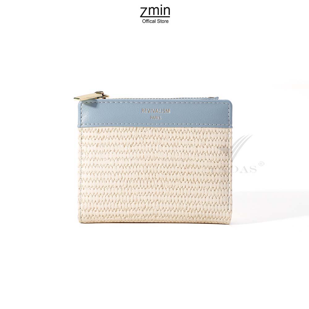Ví bóp nữ đựng tiền mini cầm tay Zmin, chất liệu da PU cao cấp - V058