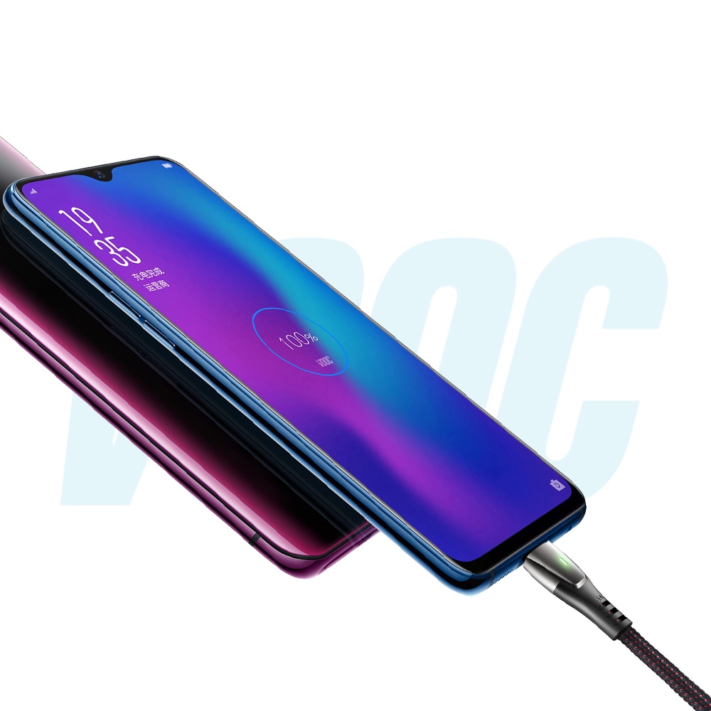 Dây Cáp Sạc Nhanh Tự Ngắt Kết Nối Mcdodo Type-c USB 5A VOOC  OPPO Find X R17 Reno
