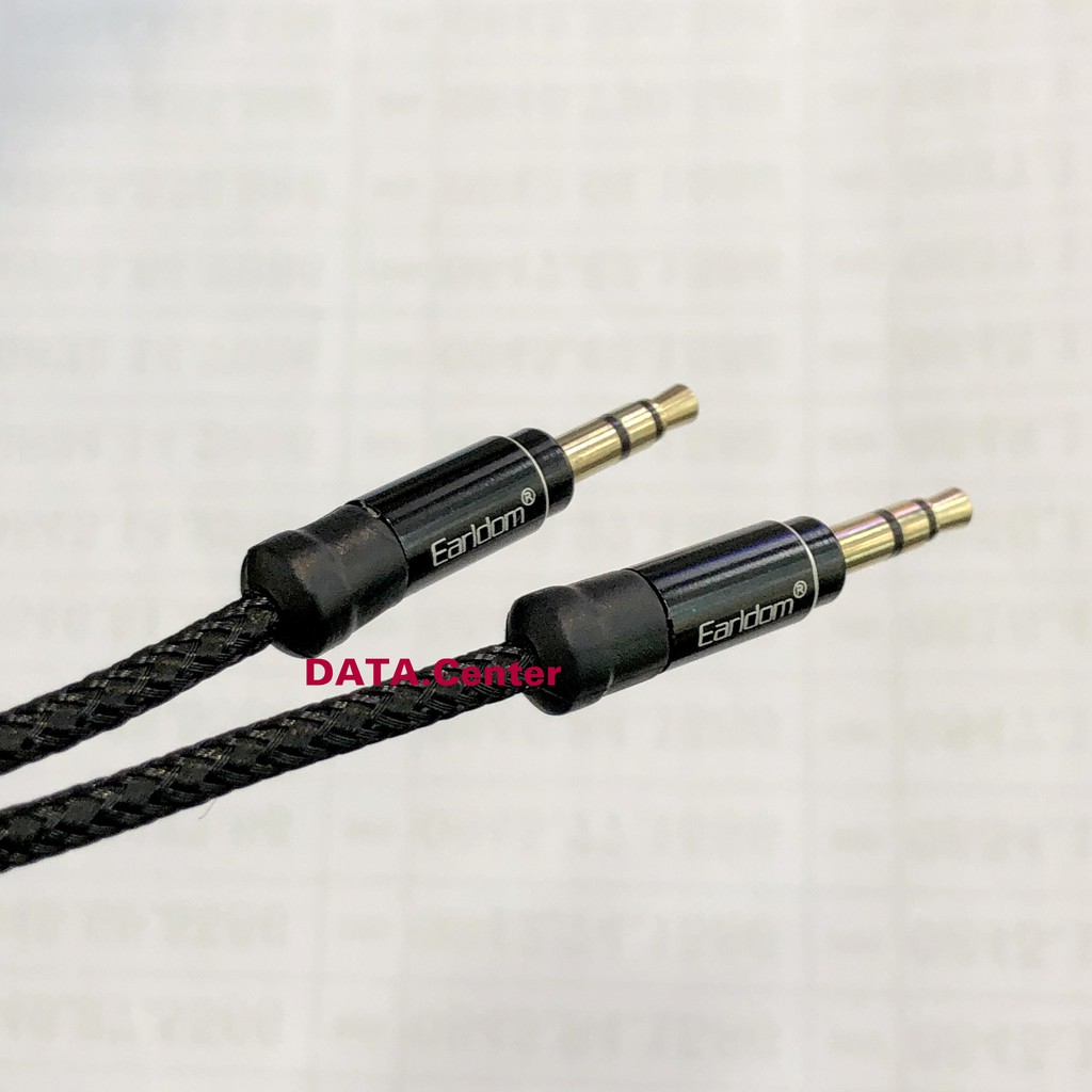 Dây cáp nối điện thoại vào loa hai đầu 3.5mm dài 1.5M Hãng Eardom 04