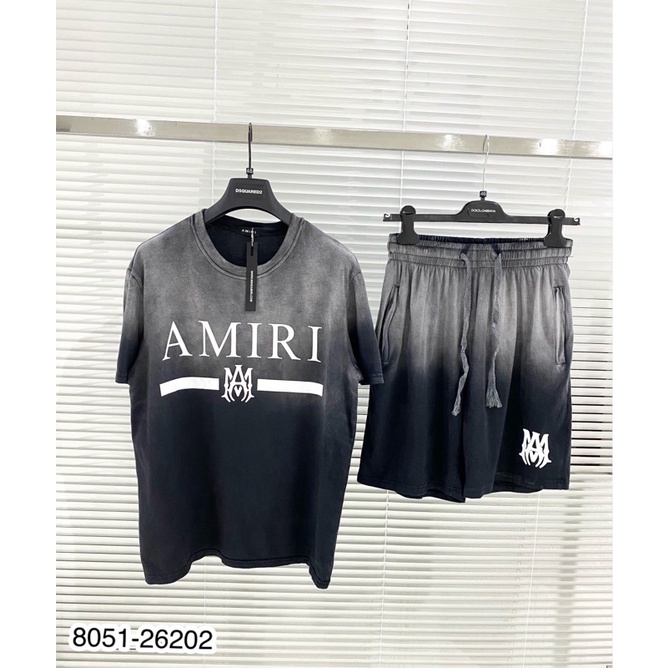 Bộ Nam Chất Cotton - Bộ Amiri Mùa Hè Cho Nam
