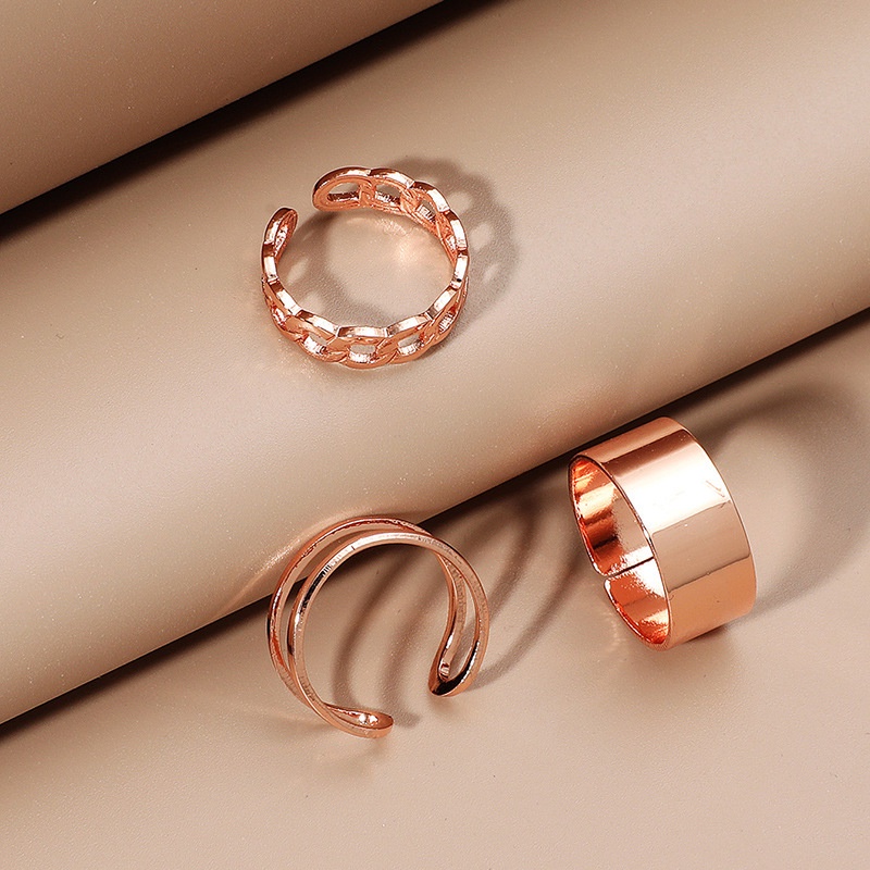 Set nhẫn thời trang hàn quốc kích cỡ tùy chỉnh