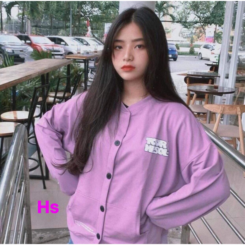 ÁO KHOÁC CARDIGAN TÍM BIGSIZE_HS4347