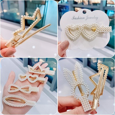 Kẹp Tóc Đính Ngọc Trai Xinh Xắn Thời Trang Cho Nữ