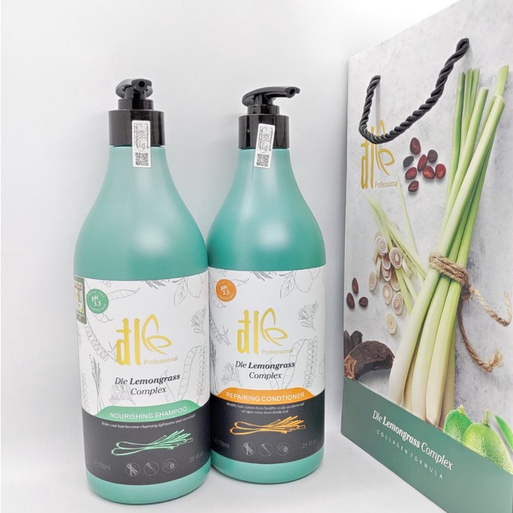 Bộ Đôi Dầu Gội Và Xả Phủ Collagen Chiết Xuất Bồ Kết Chanh Sả Chính Hãng 100%- Duonghieu6789