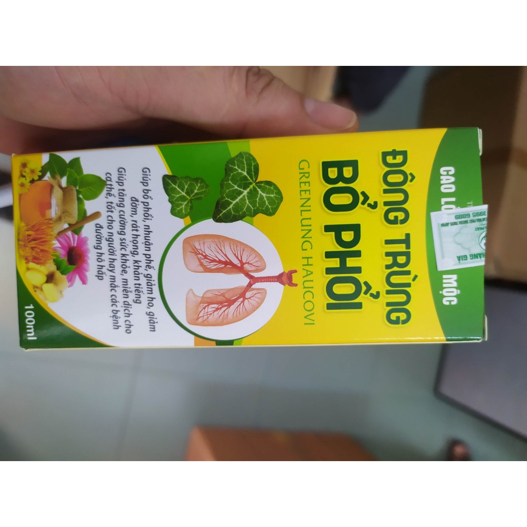 Cao lỏng thảo mộc đông trùng bổ phổi tăng cường miễn dịch tăng cường đề kháng, phòng tránh bệnh đường hô hấp