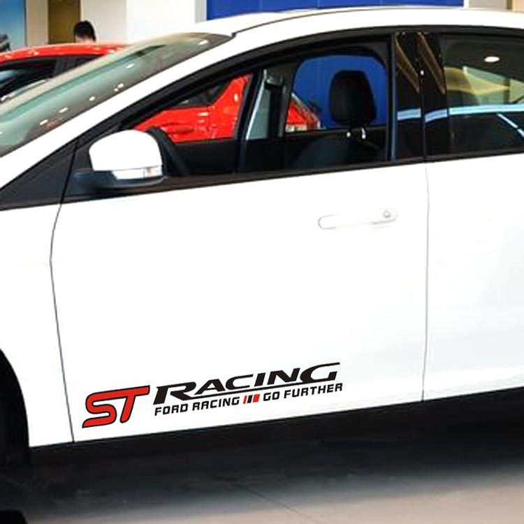 Tem Decal Dán Sườn Xe ô Tô ST Racing MS-24