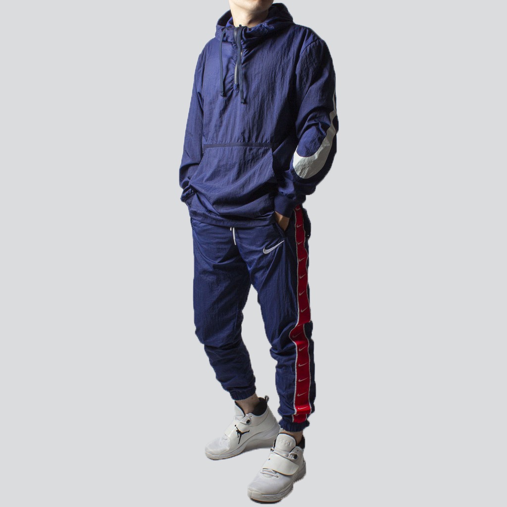 ÁO KHOÁC NIKE QUICK DRY PULLOVER - XANH NAVY /TRẮNG