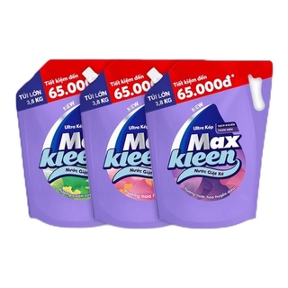 Nước giặt xả Maxkleen túi 3.8kg hương hoa huyền diệu