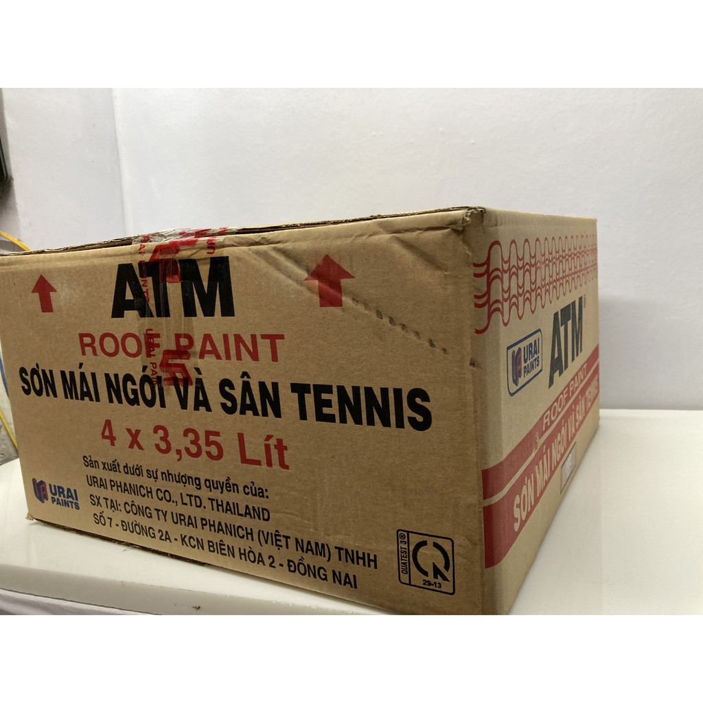 Sơn sân Tennis ATM Roof Paint Red 102 3.35L