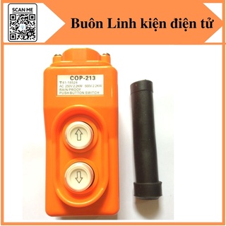 Nút nhấn COP-213 điều khiển cẩu, động cơ, máy tời nâng hạ, điều khiển cầu trục 3 pha