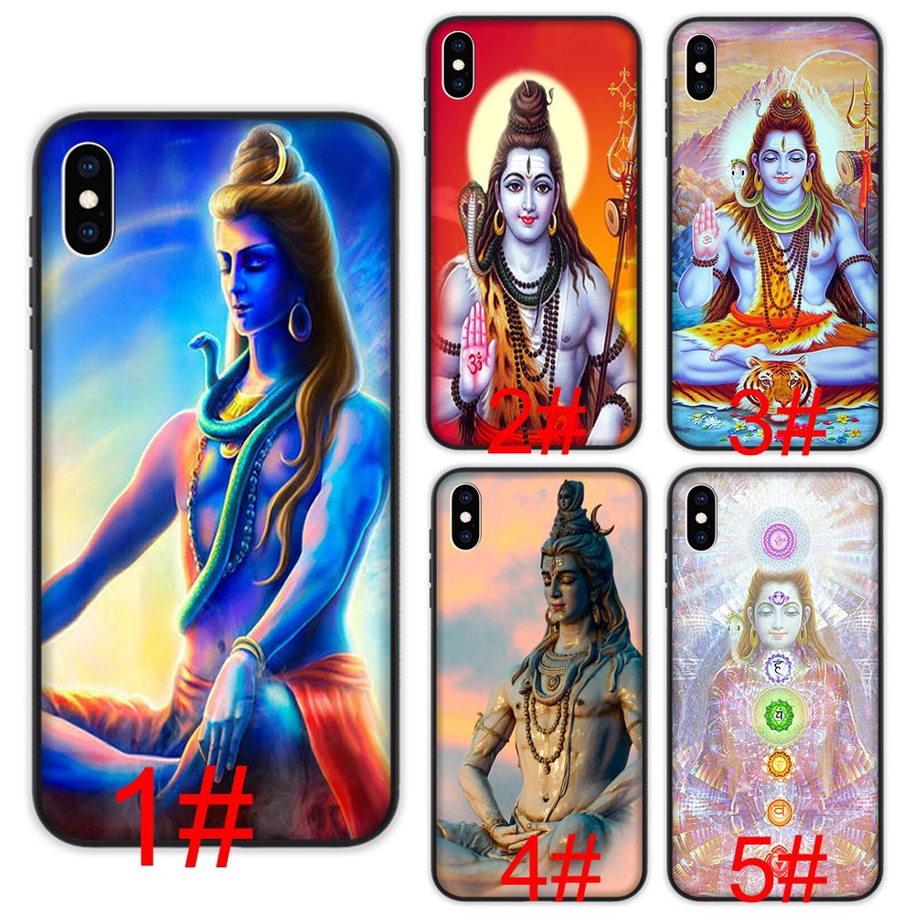 Ốp điện thoại mềm họa tiết Thần Shiva cho iPhone 12 11 Mini X XS XR Pro Max