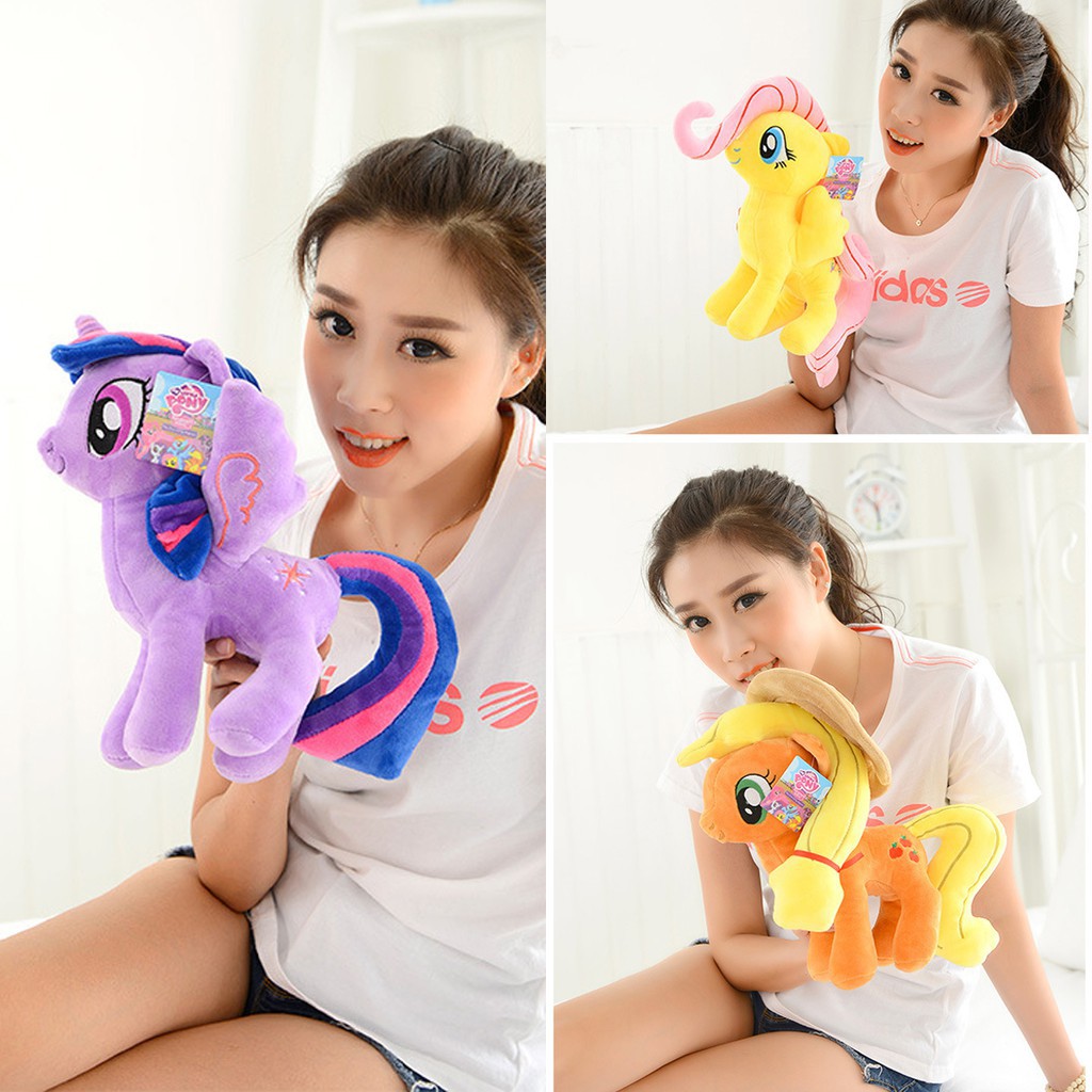 đồ chơi nhồi bông Hình Ngựa Pony Dễ Thương 33 / 40cm