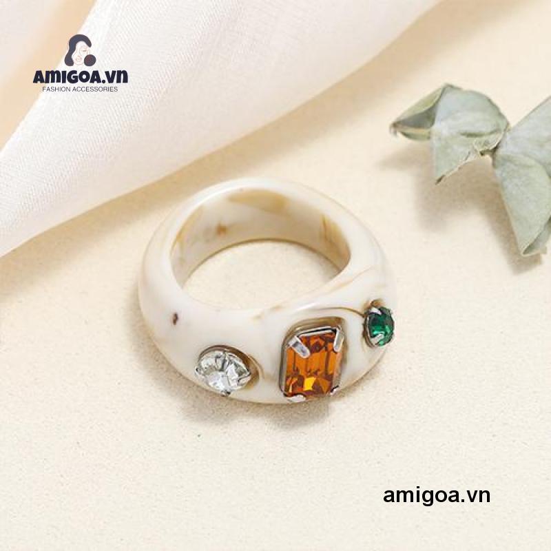 ✨✨Nhẫn Hở acrylic acrylic Thiết Kế Độc Đáo Thời Trang