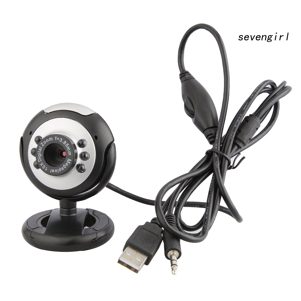 Webcam Sev-Usb Hd 12.0mp 6 Led Tích Hợp Mic Cho Máy Tính | BigBuy360 - bigbuy360.vn