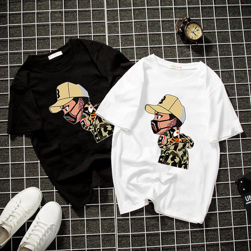 Áo thun unisex nhân vật họa tiết cá tính form rộng vải dày mịn 2019T1276